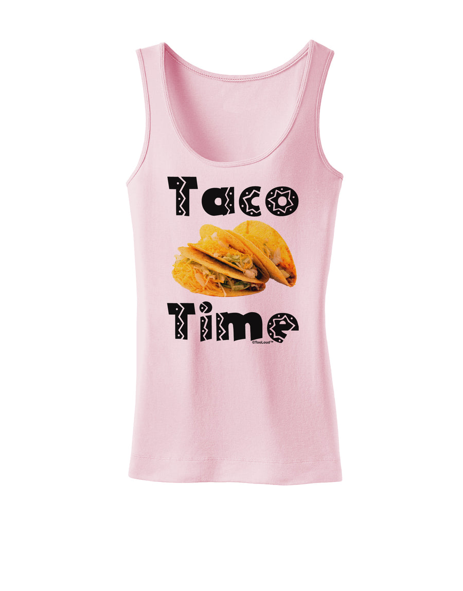 Taco Time - Mexican Food Design Womens Tank Top by TooLoud-Womens Tank Tops-TooLoud-White-X-Small-Davson Sales