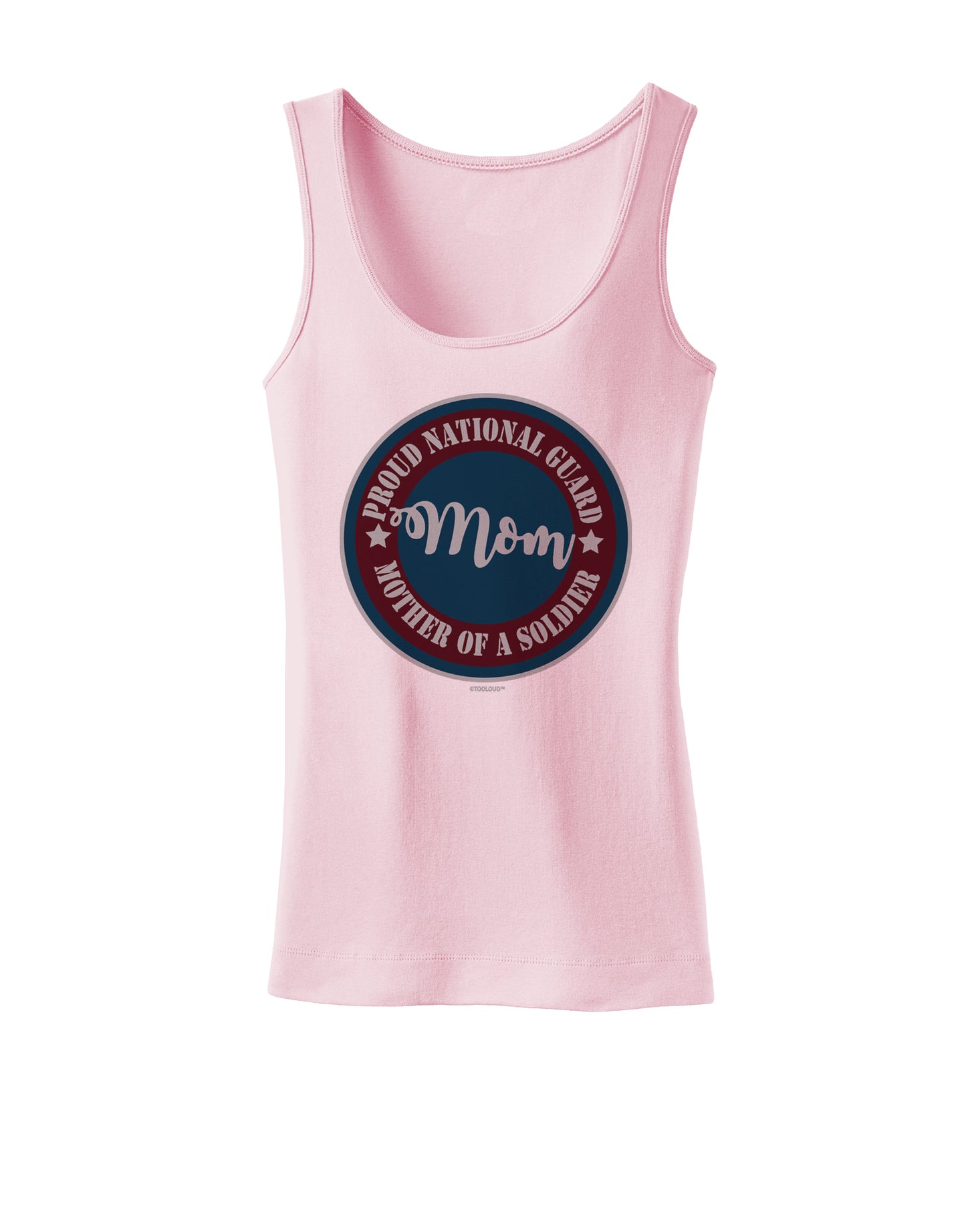 TooLoud Proud National Guard Mom Womens Petite Tank Top-Womens Tank Tops-TooLoud-SoftPink-X-Small-Davson Sales