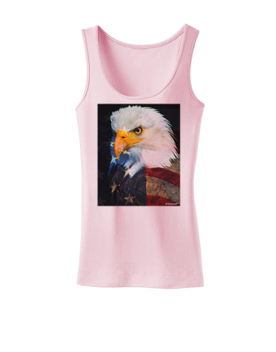 Patriotic Bald Eagle - American Flag Womens Tank Top by TooLoud-Womens Tank Tops-TooLoud-SoftPink-X-Small-Davson Sales