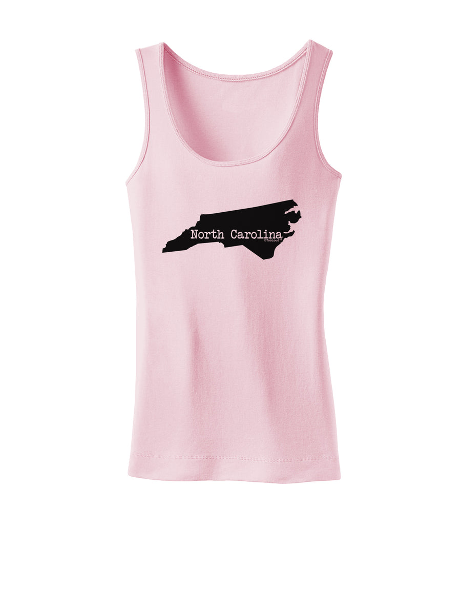 North Carolina - United States Shape Womens Tank Top by TooLoud-Womens Tank Tops-TooLoud-White-X-Small-Davson Sales