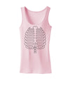 Skeleton Ribcage Halloween Womens Tank Top-Womens Tank Tops-TooLoud-SoftPink-X-Small-Davson Sales