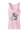 Taurus Illustration Womens Tank Top-Womens Tank Tops-TooLoud-SoftPink-X-Small-Davson Sales