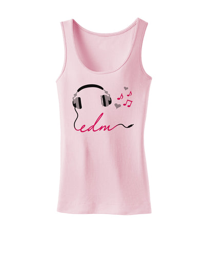 EDM Cord Pink Womens Tank Top-Womens Tank Tops-TooLoud-SoftPink-X-Small-Davson Sales