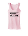 Personal Trainer Military Text Womens Petite Tank Top-Womens Tank Tops-TooLoud-SoftPink-X-Small-Davson Sales