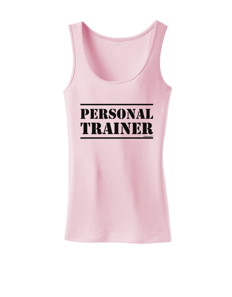Personal Trainer Military Text Womens Petite Tank Top-Womens Tank Tops-TooLoud-White-X-Small-Davson Sales