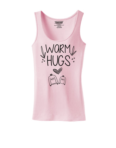 Warm Hugs Womens Petite Tank Top-Womens Tank Tops-TooLoud-SoftPink-X-Small-Davson Sales