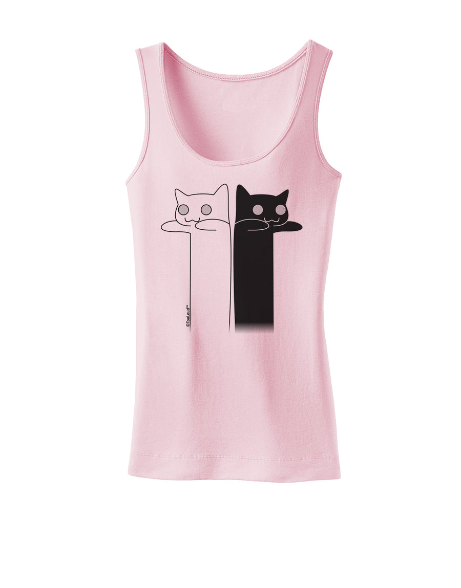 Longcat and Tacgnol - Internet Humor Womens Tank Top by TooLoud-Womens Tank Tops-TooLoud-White-X-Small-Davson Sales