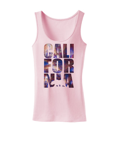 California Republic Design - Space Nebula Print Womens Tank Top by TooLoud-Womens Tank Tops-TooLoud-SoftPink-X-Small-Davson Sales