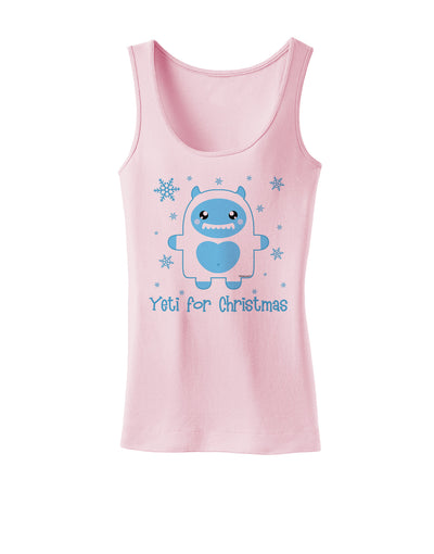 Yeti (Ready) for Christmas - Abominable Snowman Womens Tank Top-Womens Tank Tops-TooLoud-SoftPink-X-Small-Davson Sales