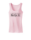 Bacon Periodic Table of Elements Womens Tank Top by TooLoud-Womens Tank Tops-TooLoud-SoftPink-X-Small-Davson Sales