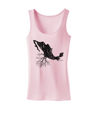 Mexican Roots Design - Distressed Womens Tank Top by TooLoud-Womens Tank Tops-TooLoud-SoftPink-X-Small-Davson Sales