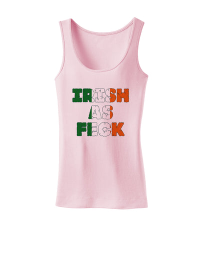 Irish As Feck Funny Womens Petite Tank Top by TooLoud-TooLoud-SoftPink-X-Small-Davson Sales