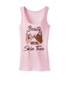 Beauty has no skin Tone Womens Petite Tank Top-Womens Tank Tops-TooLoud-SoftPink-X-Small-Davson Sales