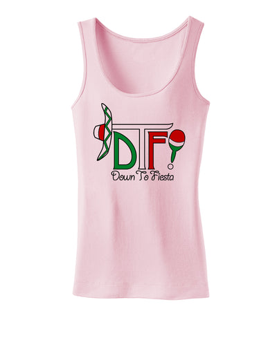 DTF Down To Fiesta Womens Tank Top-Womens Tank Tops-TooLoud-SoftPink-X-Small-Davson Sales