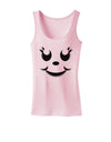 Cute Girl Jack O Lantern Pumpkin Face Womens Tank Top-Womens Tank Tops-TooLoud-SoftPink-X-Small-Davson Sales