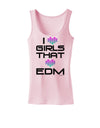 I Heart Girls That Heart EDM Womens Tank Top-Womens Tank Tops-TooLoud-SoftPink-X-Small-Davson Sales