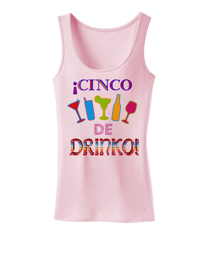 Cinco de Drinko! Womens Tank Top-Womens Tank Tops-TooLoud-SoftPink-X-Small-Davson Sales