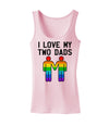 I Love My Two Dads LGBT Womens Tank Top-Womens Tank Tops-TooLoud-SoftPink-X-Small-Davson Sales