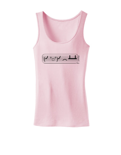 Table Flip Text Bubble Womens Petite Tank Top-TooLoud-SoftPink-X-Small-Davson Sales