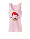 Kyu-T Face Beartholomea Santa Girl Bear Womens Tank Top-Womens Tank Tops-TooLoud-SoftPink-X-Small-Davson Sales