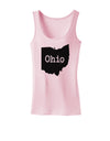 Ohio - United States Shape Womens Tank Top by TooLoud-Womens Tank Tops-TooLoud-SoftPink-X-Small-Davson Sales