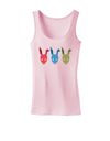 Scary Bunny Tri-color Womens Tank Top-Womens Tank Tops-TooLoud-SoftPink-X-Small-Davson Sales