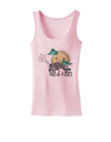 TooLoud Pugs and Kisses Womens Petite Tank Top-Womens Tank Tops-TooLoud-SoftPink-X-Small-Davson Sales