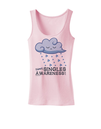 Happy Singles Awareness Day Womens Tank Top-Womens Tank Tops-TooLoud-SoftPink-X-Small-Davson Sales