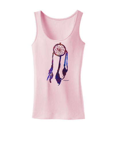 Graphic Feather Design - Galaxy Dreamcatcher Womens Tank Top by TooLoud-Womens Tank Tops-TooLoud-SoftPink-X-Small-Davson Sales