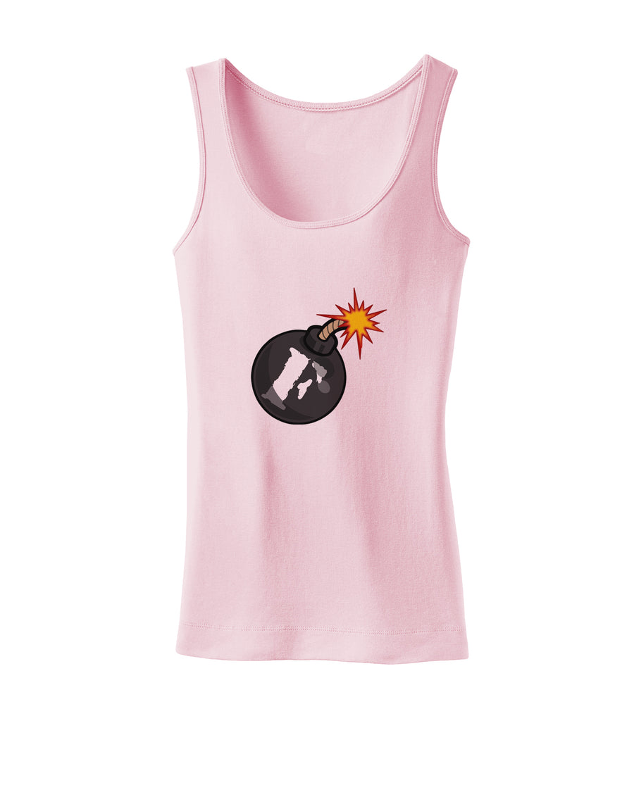 F-Bomb Funny Womens Petite Tank Top by TooLoud-TooLoud-White-X-Small-Davson Sales