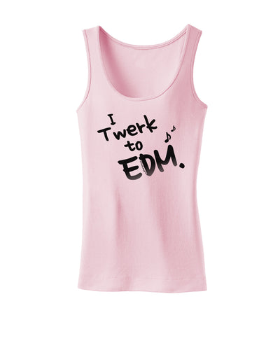 Twerk To EDM BnW Womens Tank Top-Womens Tank Tops-TooLoud-SoftPink-X-Small-Davson Sales