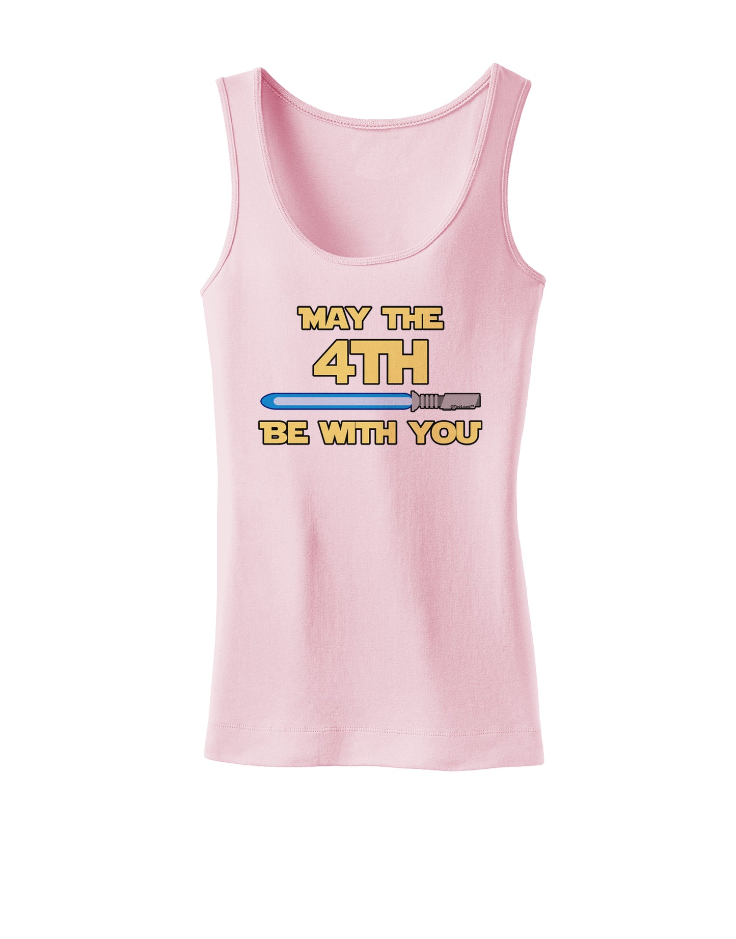 4th Be With You Beam Sword 2 Womens Petite Tank Top-TooLoud-SoftPink-X-Small-Davson Sales