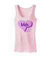 Meh Candy Heart Purple - Valentines Day Womens Tank Top by TooLoud-Womens Tank Tops-TooLoud-SoftPink-X-Small-Davson Sales