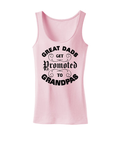 Great Dads get Promoted to Grandpas Womens Tank Top-TooLoud-SoftPink-X-Small-Davson Sales