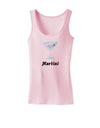 Cute Martini Text Womens Tank Top-Womens Tank Tops-TooLoud-SoftPink-X-Small-Davson Sales