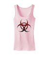 Biohazard Symbol Red Stone - Apocalypse Womens Tank Top-Womens Tank Tops-TooLoud-SoftPink-X-Small-Davson Sales