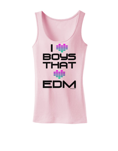 I Heart Boys That Heart EDM Womens Tank Top-Womens Tank Tops-TooLoud-SoftPink-X-Small-Davson Sales