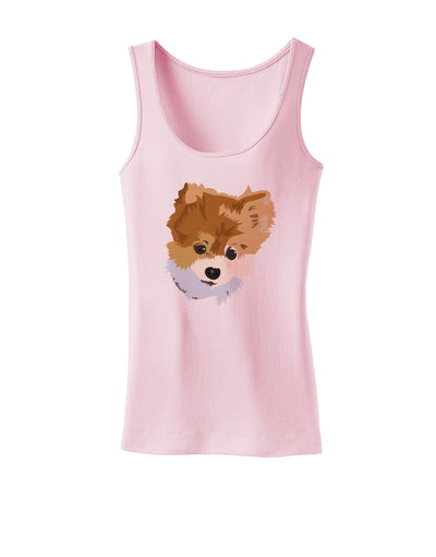 Custom Pet Art Womens Petite Tank Top by TooLoud-TooLoud-SoftPink-X-Small-Davson Sales