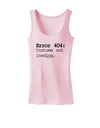 Error 404 Costume Womens Tank Top-Womens Tank Tops-TooLoud-SoftPink-X-Small-Davson Sales