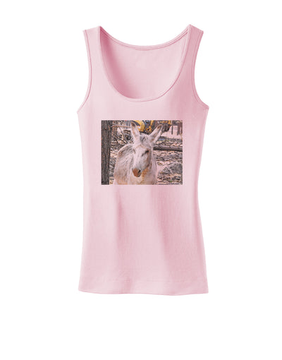 Troubled Burro Womens Petite Tank Top-TooLoud-SoftPink-X-Small-Davson Sales