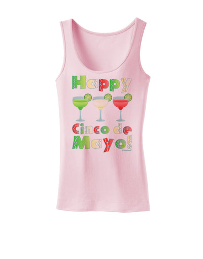 Margaritas - Mexican Flag Colors - Happy Cinco de Mayo Womens Tank Top by TooLoud-Womens Tank Tops-TooLoud-SoftPink-X-Small-Davson Sales