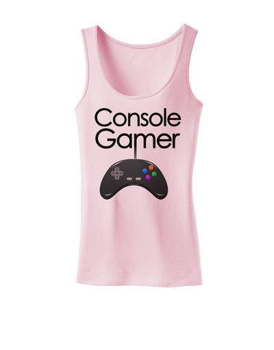 Console Gamer Womens Petite Tank Top-TooLoud-SoftPink-X-Small-Davson Sales