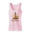 Moonlit Wizard Tower - Happy Halloween Womens Tank Top-Womens Tank Tops-TooLoud-SoftPink-X-Small-Davson Sales