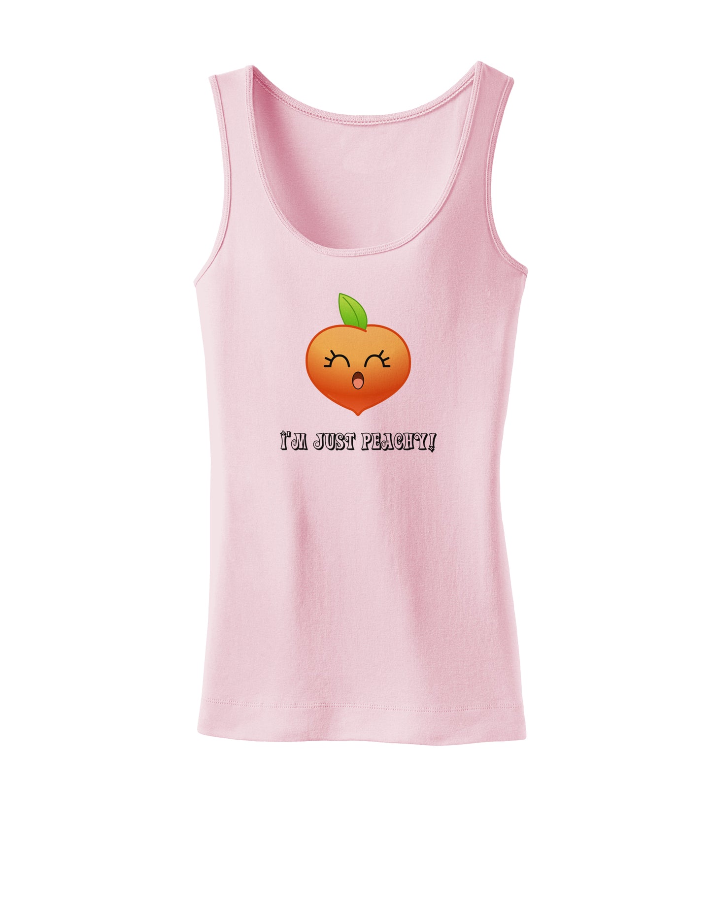 Everything is Peachy Womens Tank Top-Womens Tank Tops-TooLoud-SoftPink-X-Small-Davson Sales