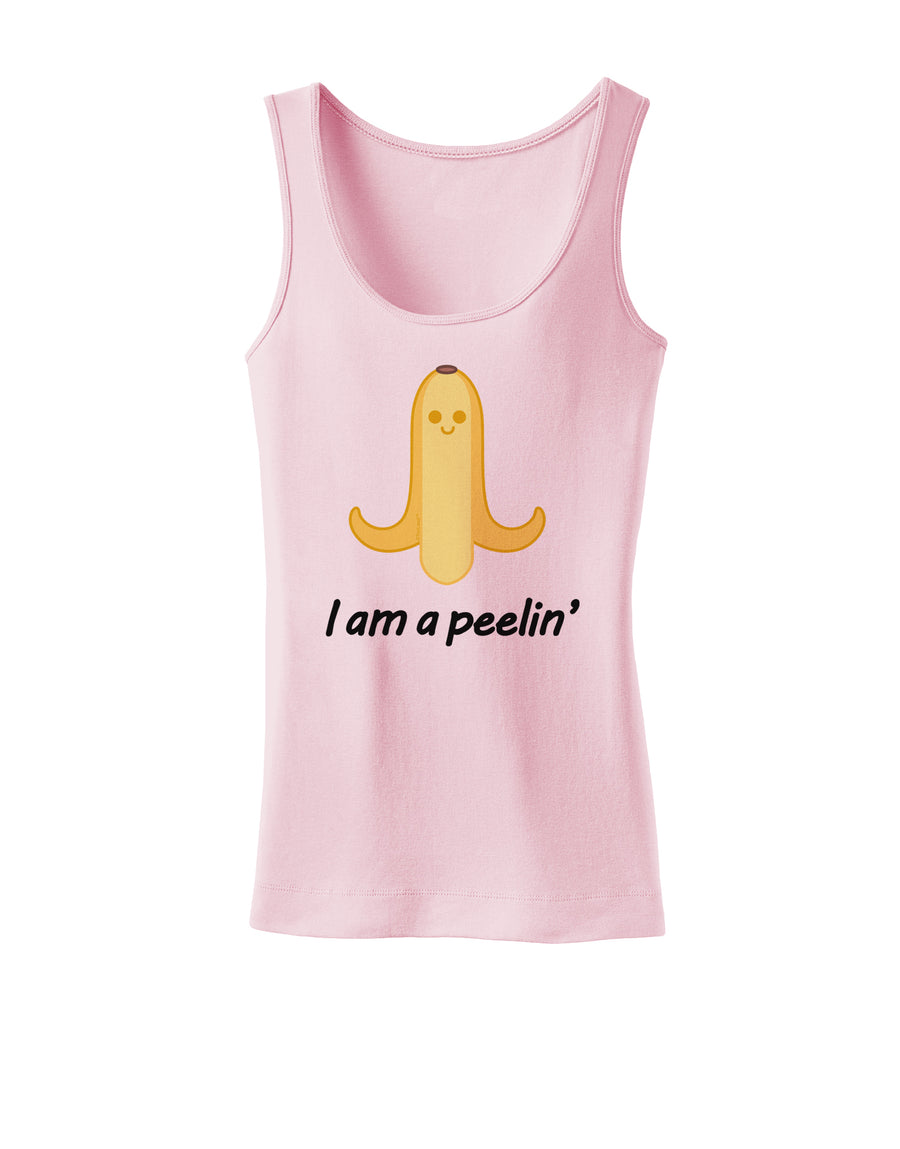 Banana - I am a Peelin Womens Tank Top-Womens Tank Tops-TooLoud-White-X-Small-Davson Sales