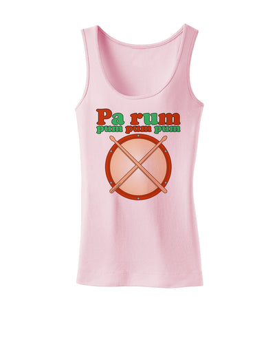 Pa Rum Pum Pum Pum Womens Tank Top-Womens Tank Tops-TooLoud-SoftPink-X-Small-Davson Sales