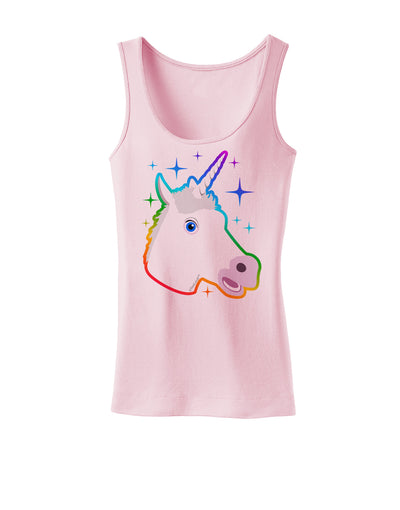 Magical Rainbow Sparkle Unicorn Womens Tank Top-Womens Tank Tops-TooLoud-SoftPink-X-Small-Davson Sales