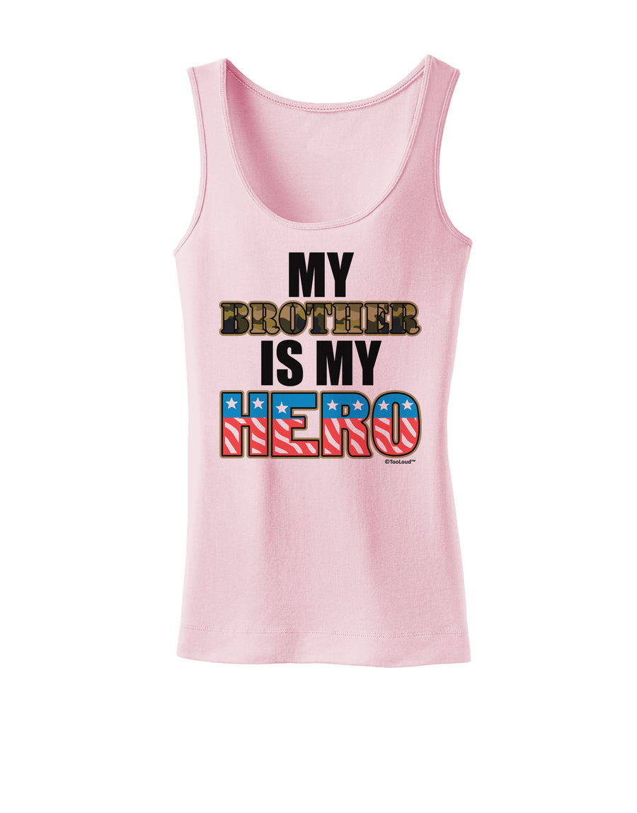 My Brother is My Hero - Armed Forces Womens Tank Top by TooLoud-Womens Tank Tops-TooLoud-White-X-Small-Davson Sales