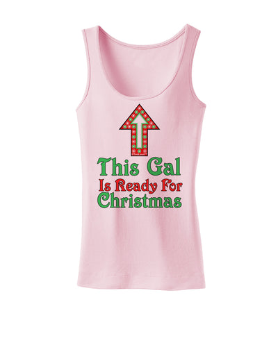 This Gal Is Ready For Christmas Womens Tank Top-Womens Tank Tops-TooLoud-SoftPink-X-Small-Davson Sales