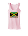 Jamaica Flag Womens Petite Tank Top-TooLoud-SoftPink-X-Small-Davson Sales